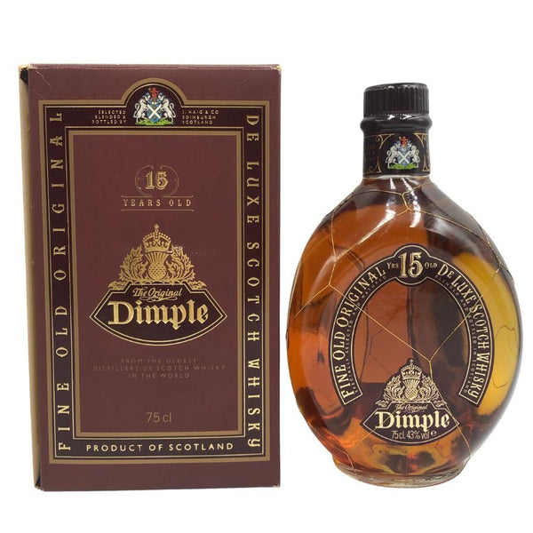 ディンプル 15年 ファイン オールド オリジナル デ ラックス 750ml 43% Dimple FINE OLD ORIGINAL De LUXE スコッチウイスキー【G3】